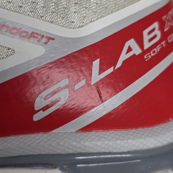 SALOMON XT-6 Gore Tex S-LAB Adv Vanilla ICE Racing Red Art 410862 Men's Size 9 - Picture 16 of 16